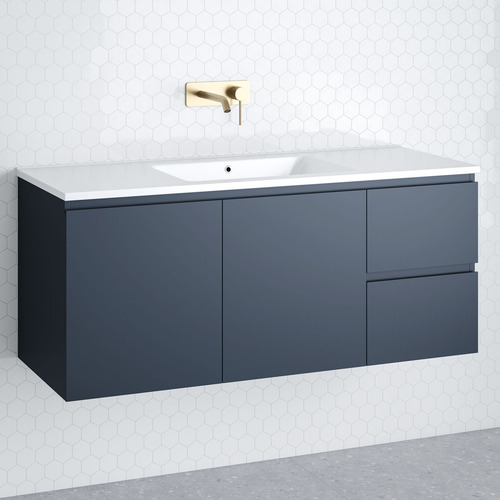 Nevada 1200mm Wall Hung Vanity with Ceramic Countertop
