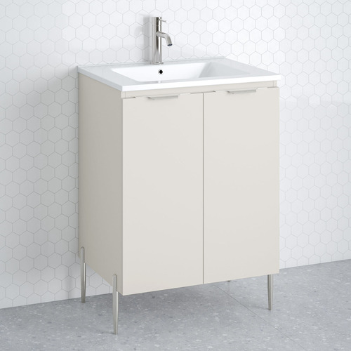 Nevada 600mm Freestanding Vanity with Ceramic Countertop