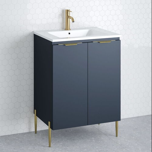Nevada 600mm Freestanding Vanity with Ceramic Countertop