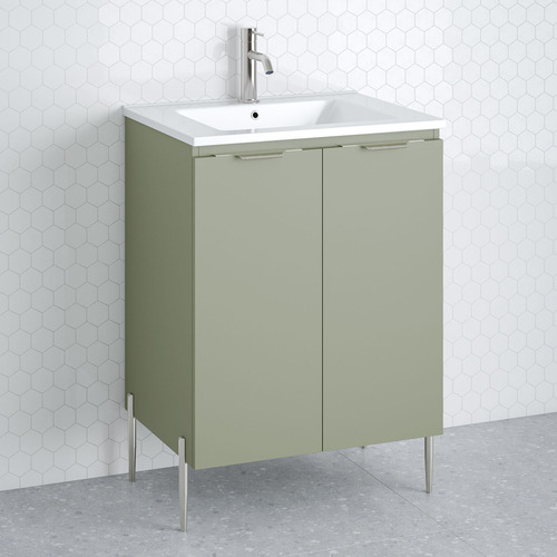 Nevada 600mm Freestanding Vanity with Ceramic Countertop
