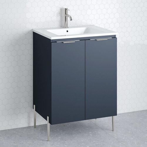 Nevada 600mm Freestanding Vanity with Ceramic Countertop