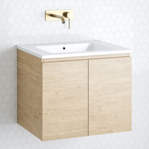Nevada 600mm Wall Hung Vanity with Ceramic Countertop