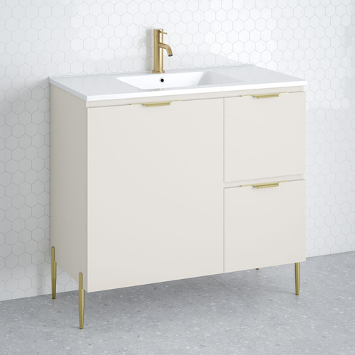 Nevada 900mm Freestanding Vanity with Ceramic Countertop