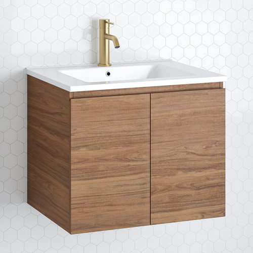 Nevada 600mm Wall Hung Vanity with Ceramic Countertop