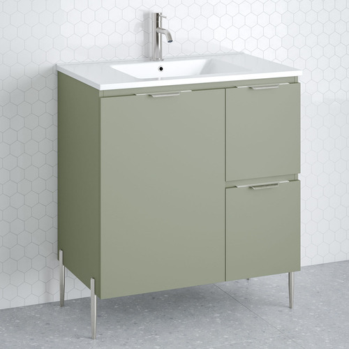 Nevada 750mm Freestanding Vanity with Ceramic Countertop