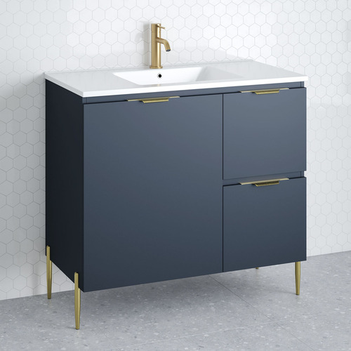 Nevada 900mm Freestanding Vanity with Ceramic Countertop