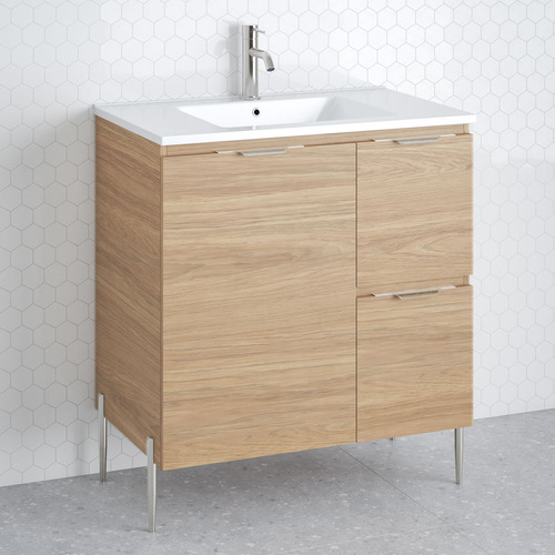 Nevada 750mm Freestanding Vanity with Ceramic Countertop