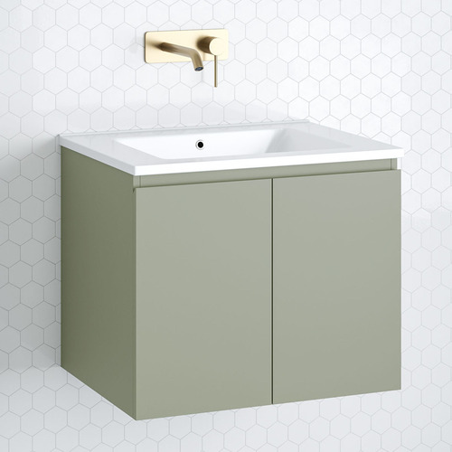 Nevada 600mm Wall Hung Vanity with Ceramic Countertop