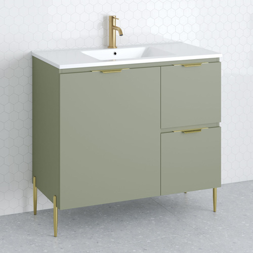 Nevada 900mm Freestanding Vanity with Ceramic Countertop