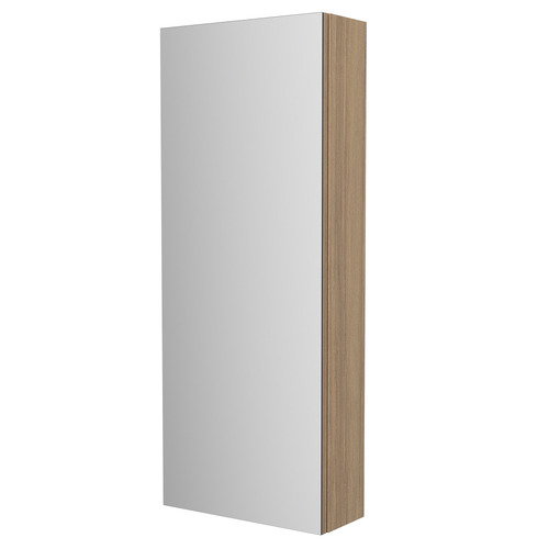 Jazz 400mm Mirrored Shaving Cabinet with Melamine Shelves
