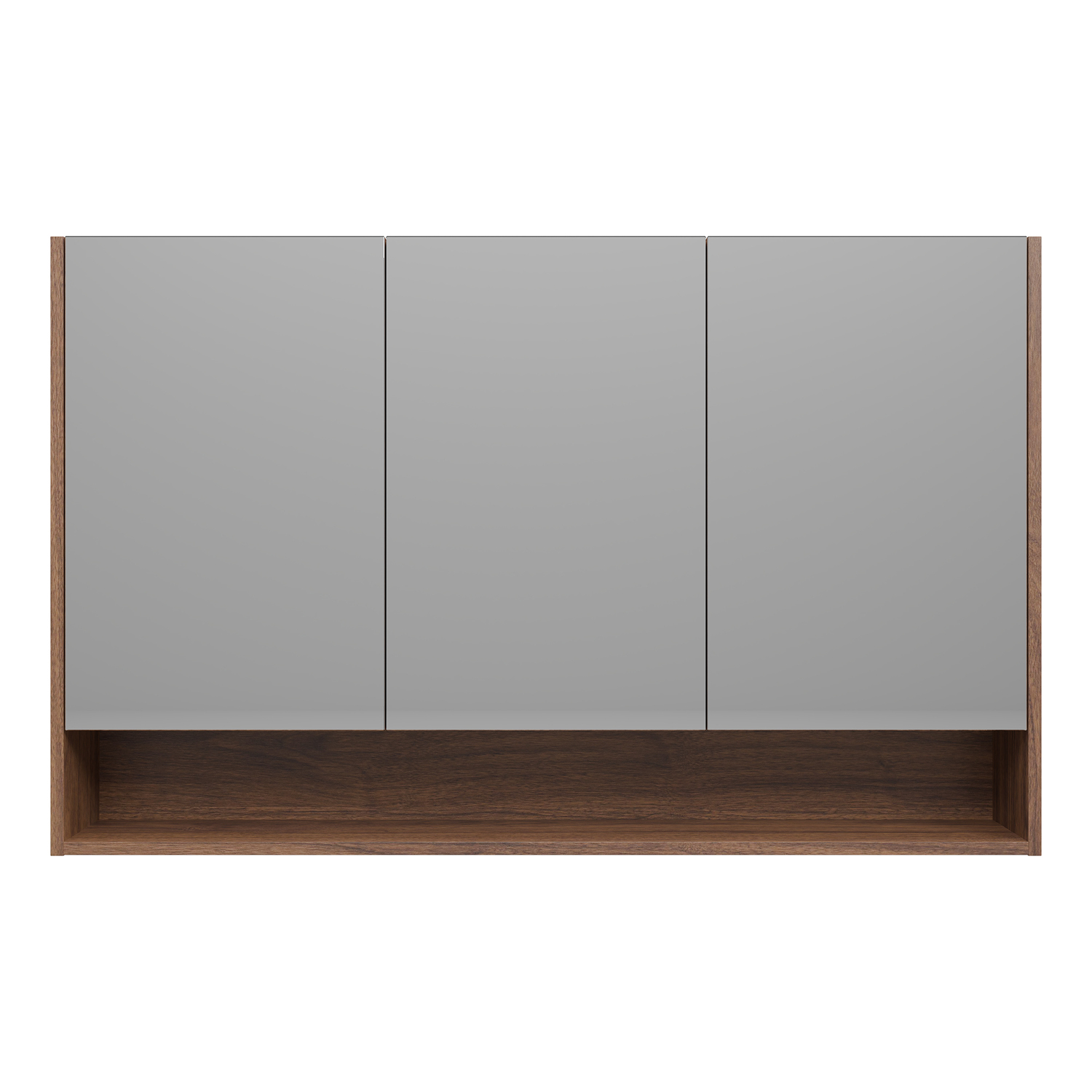 Sanremo 1200mm Mirrored Shaving Cabinet with Open Shelf