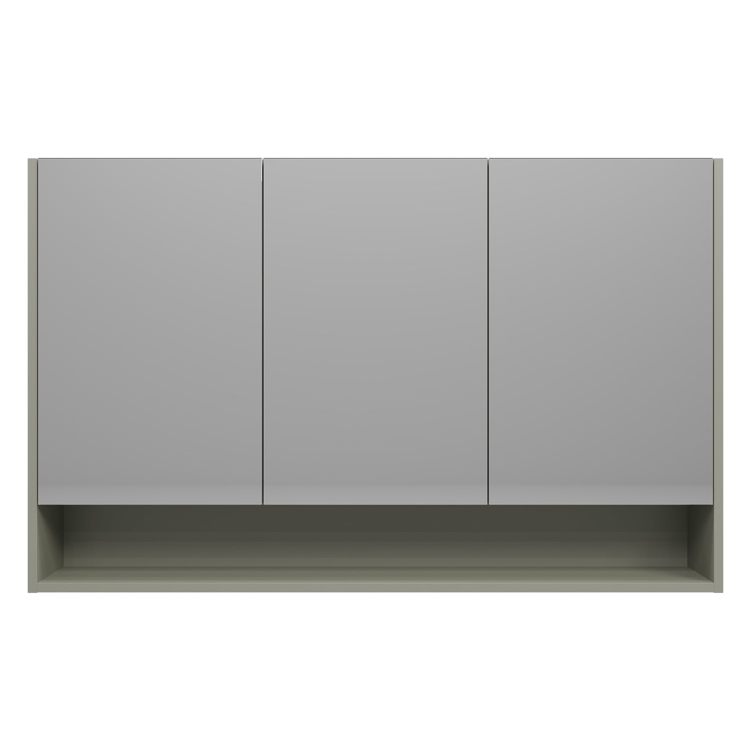 Sanremo 1200mm Mirrored Shaving Cabinet with Open Shelf