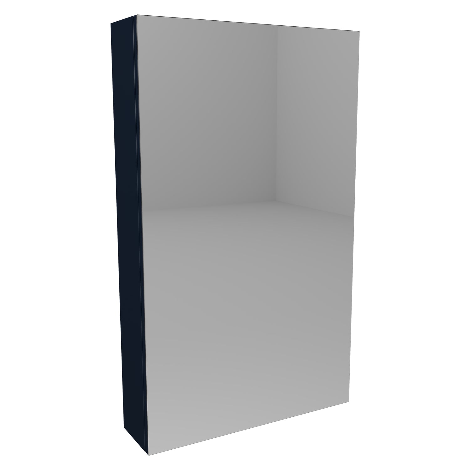 Jazz 600mm Mirrored Shaving Cabinet with Melamine Shelves
