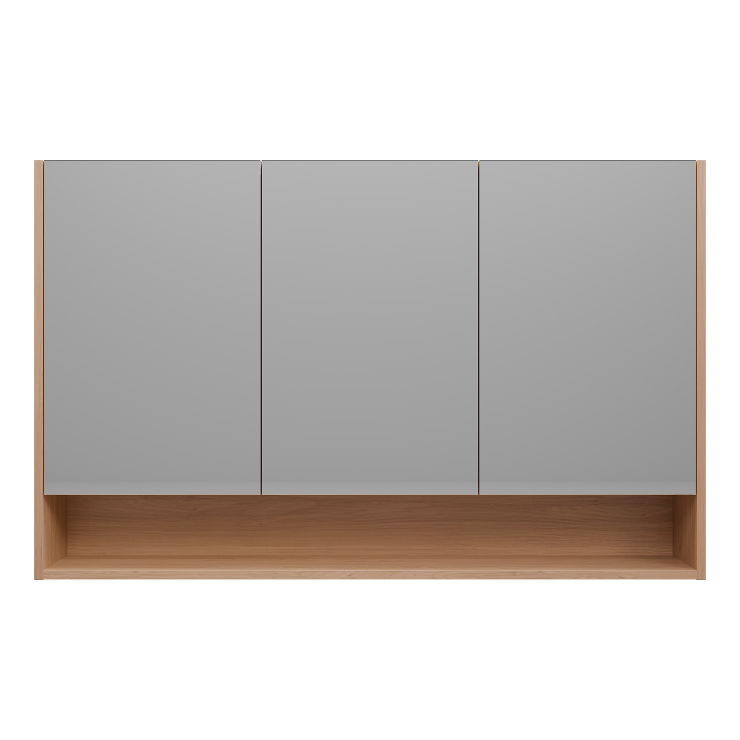 Sanremo 1200mm Mirrored Shaving Cabinet with Open Shelf