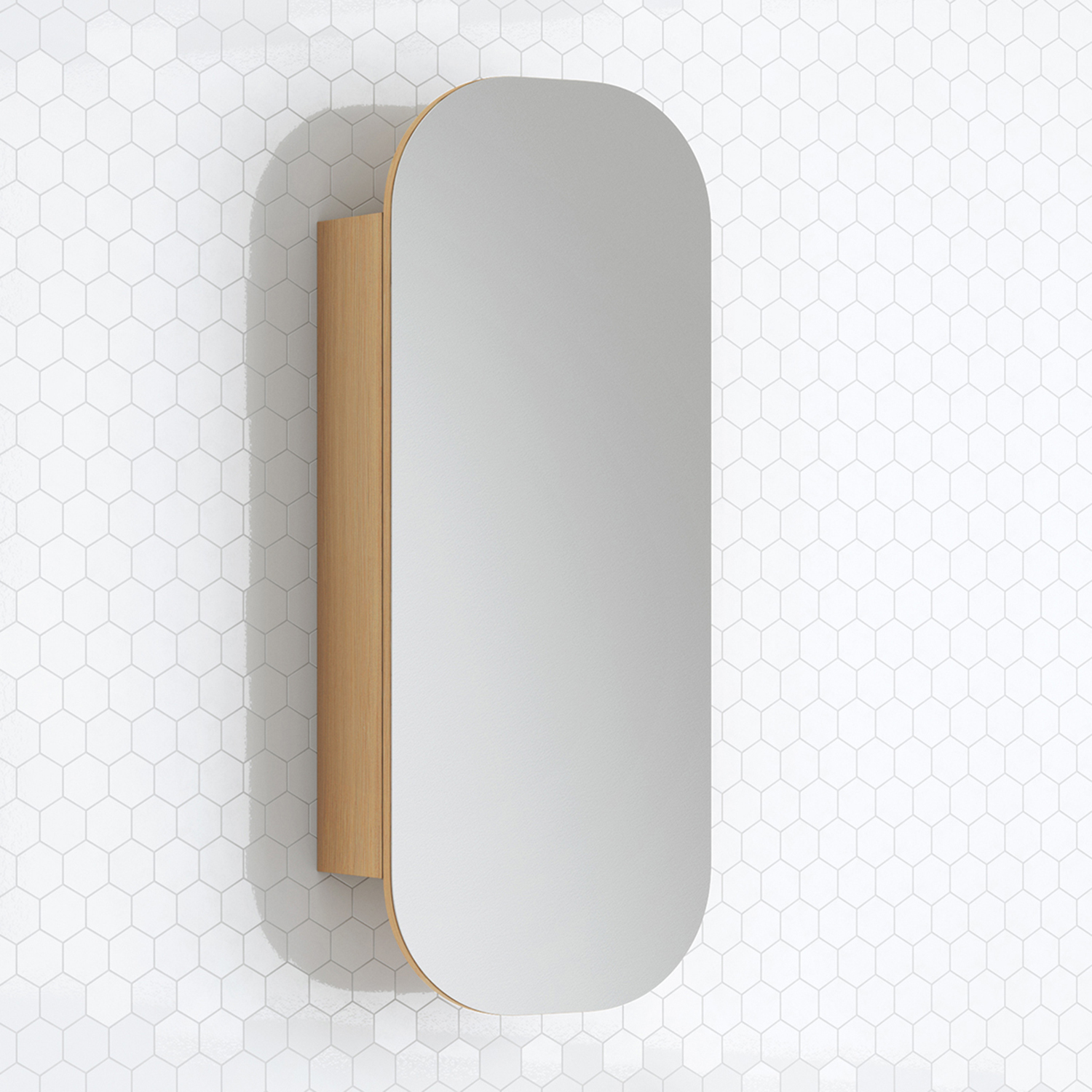 Jazz  Arch 400mm Mirrored Shaving Cabinet