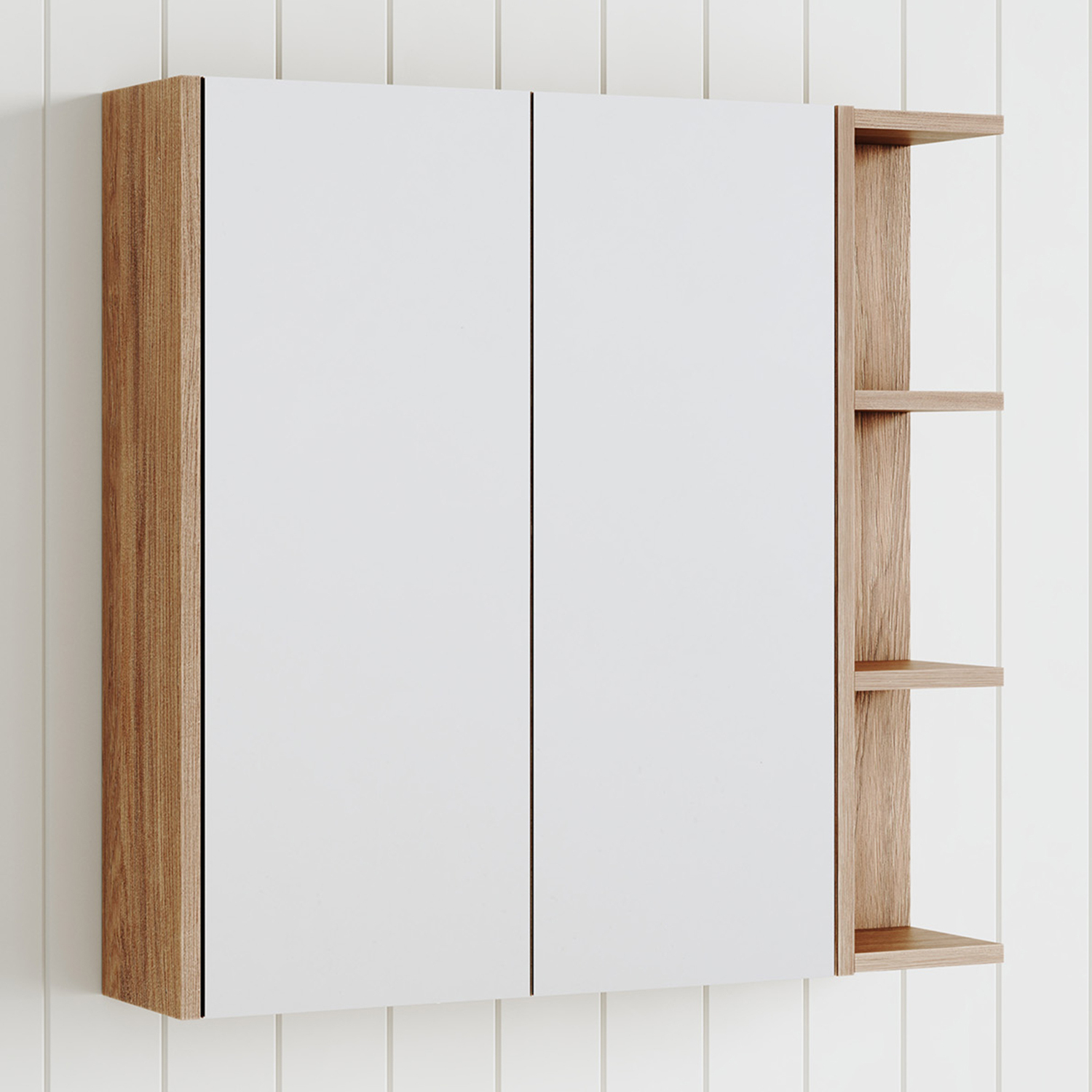 New York 750mm Rectangle Mirrored Shaving Cabinet