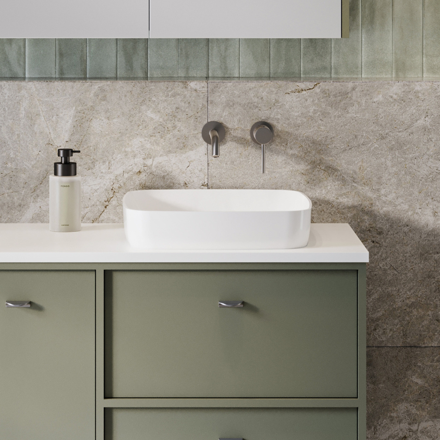 Addison 405mm Ceramic Semi-Inset Basin