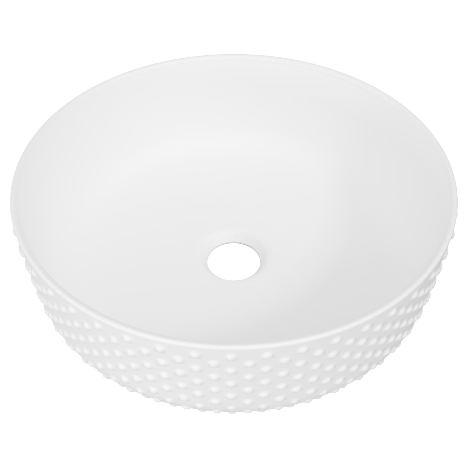 Allure Dimple 360mm Round Ceramic Above Counter Basin
