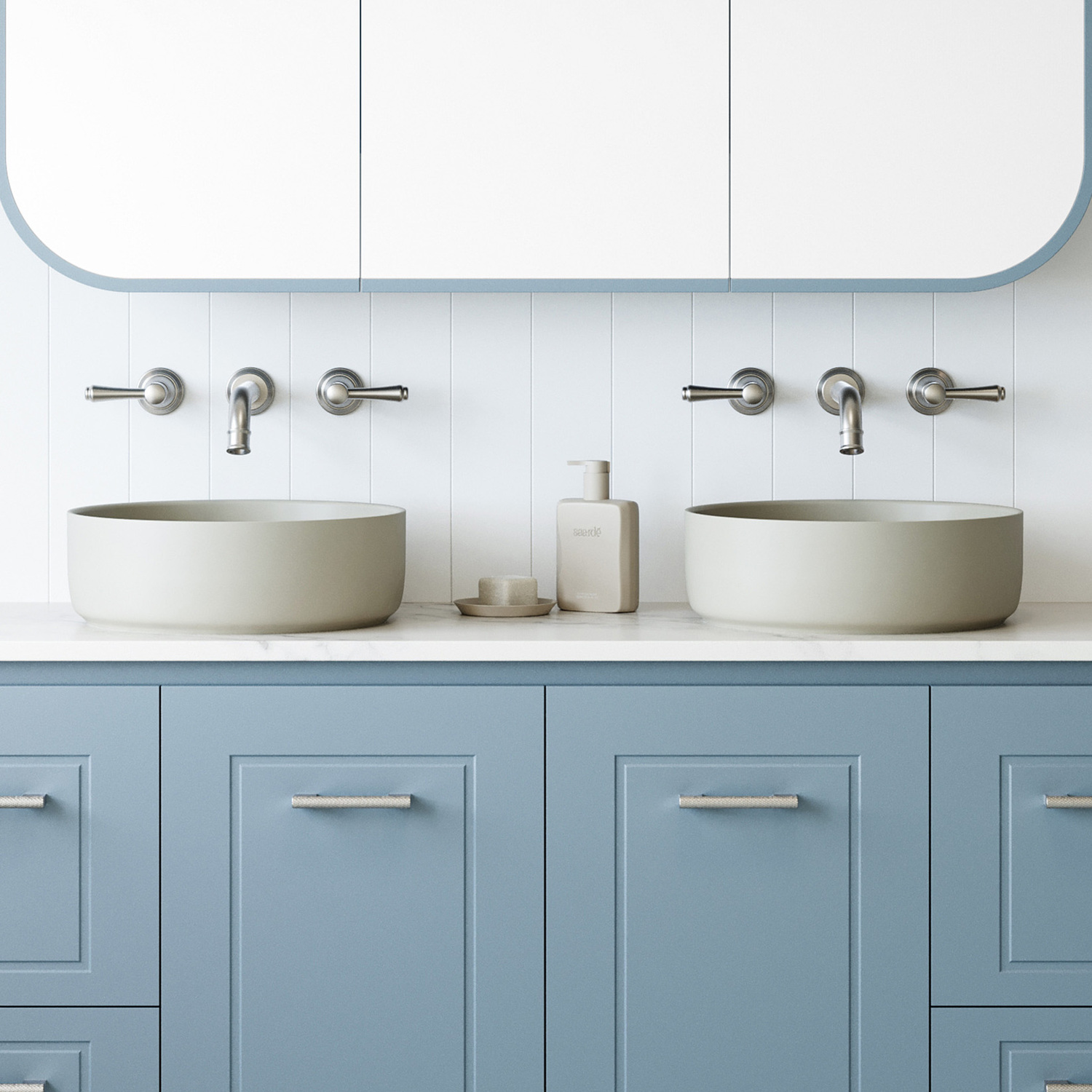 Allure 360mm Round Ceramic Above Counter Basin