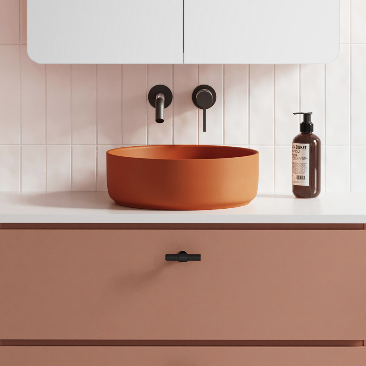 Allure 360mm Round Ceramic Above Counter Basin