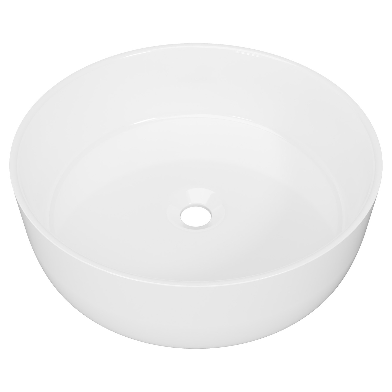 Allure 360mm Round Ceramic Above Counter Basin