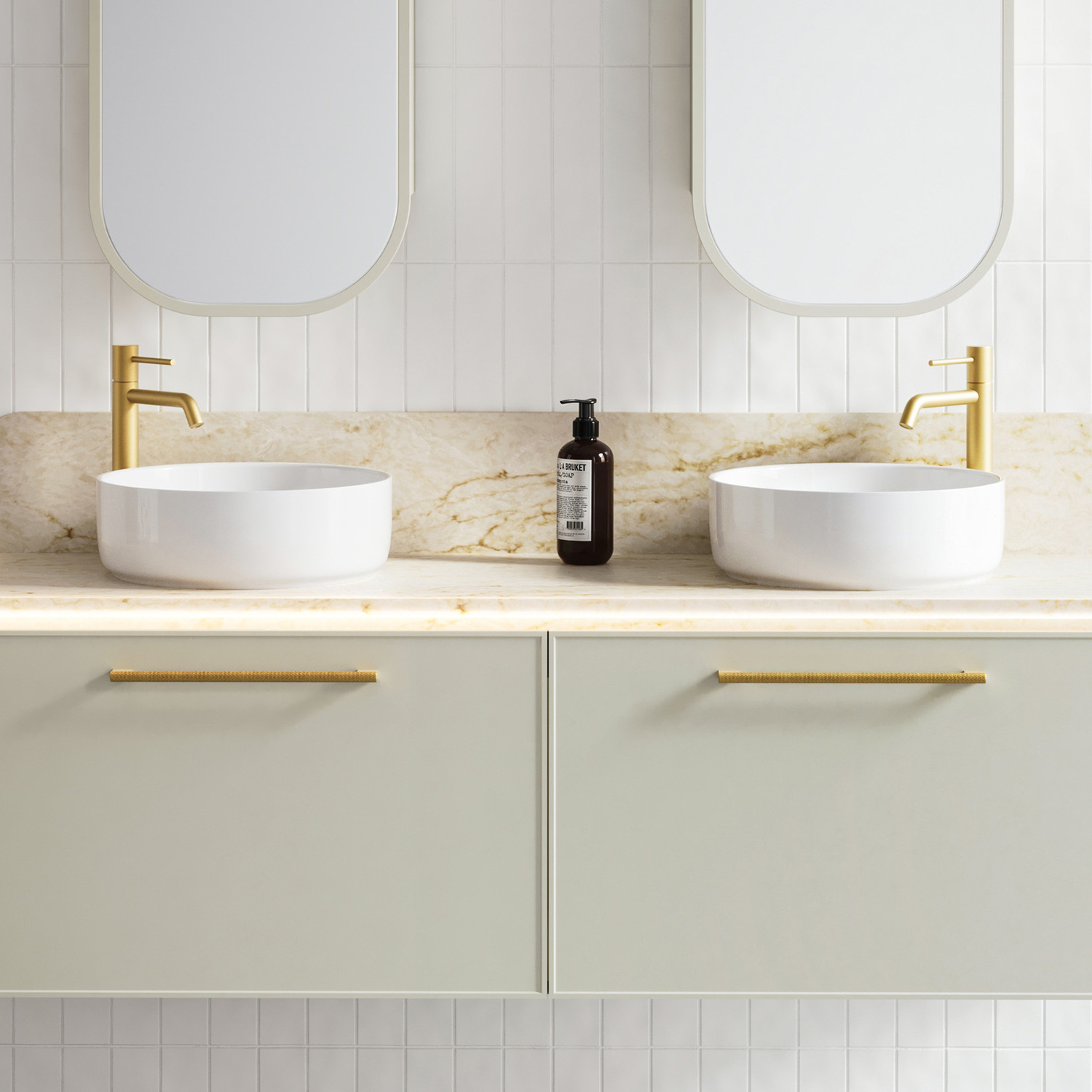 Allure 360mm Round Ceramic Above Counter Basin