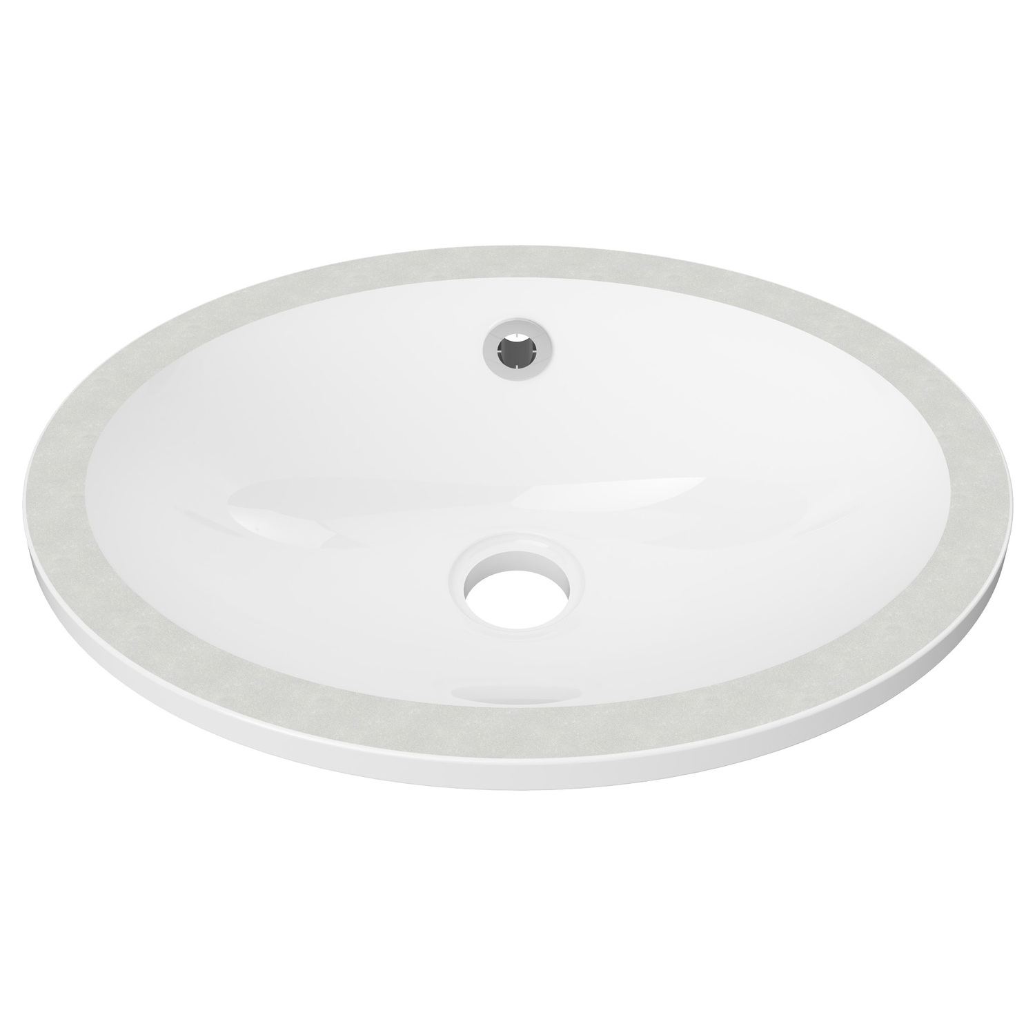 Amara 445mm Gloss White Undermount Basin