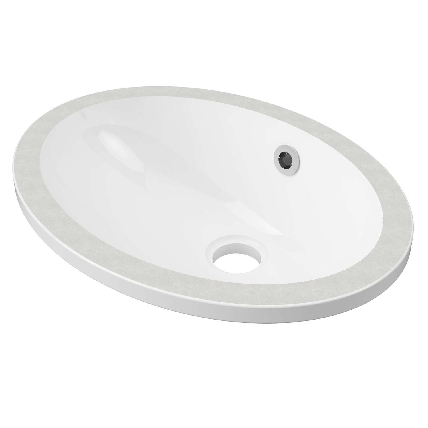 Amara 445mm Gloss White Undermount Basin