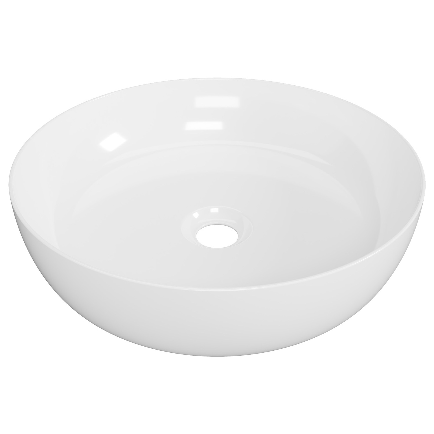 Chase 405mm Round Ceramic Above Counter Basin