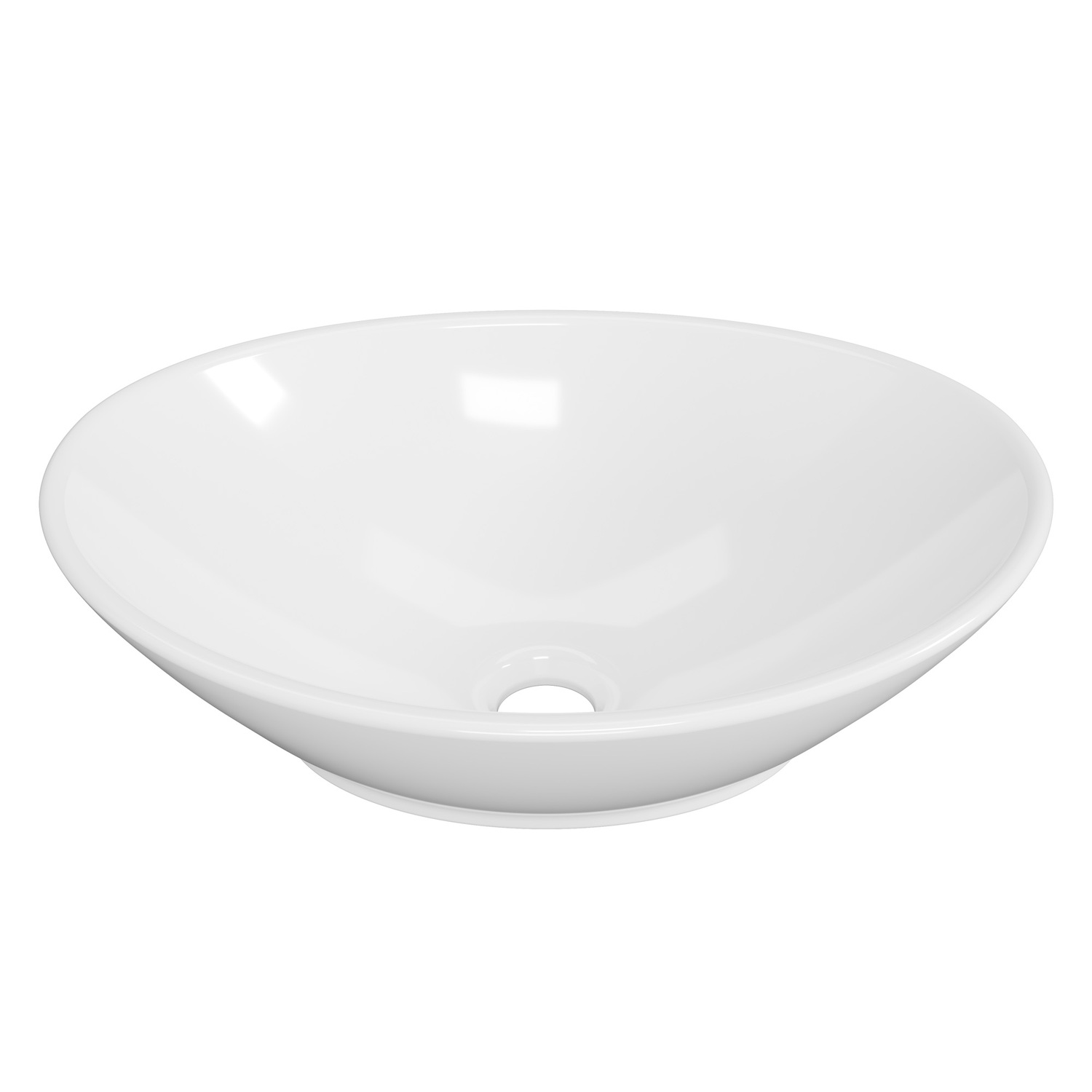 Elite 415mm Oval Ceramic Above Counter Basin