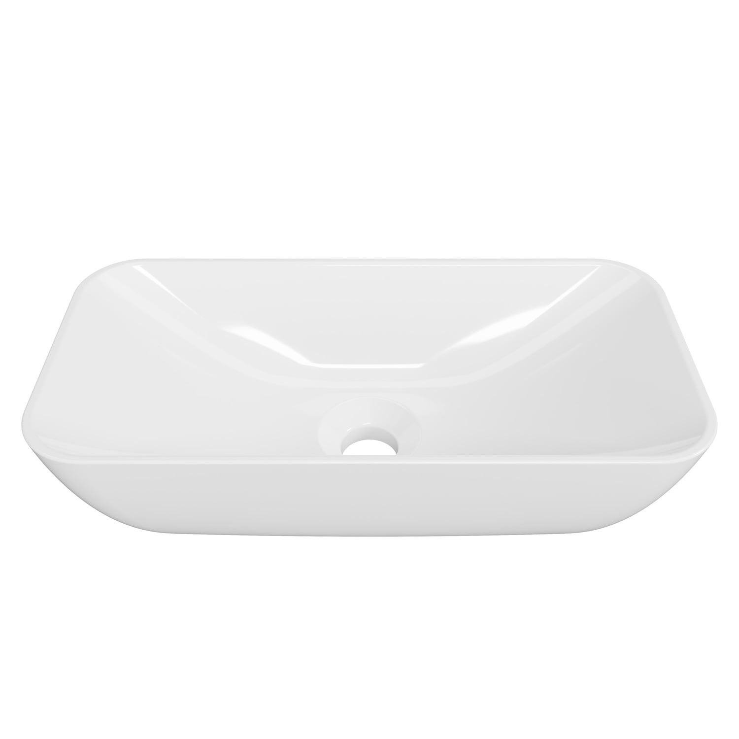 Bloom 475mm White Gloss Ceramic Above Counter Basin