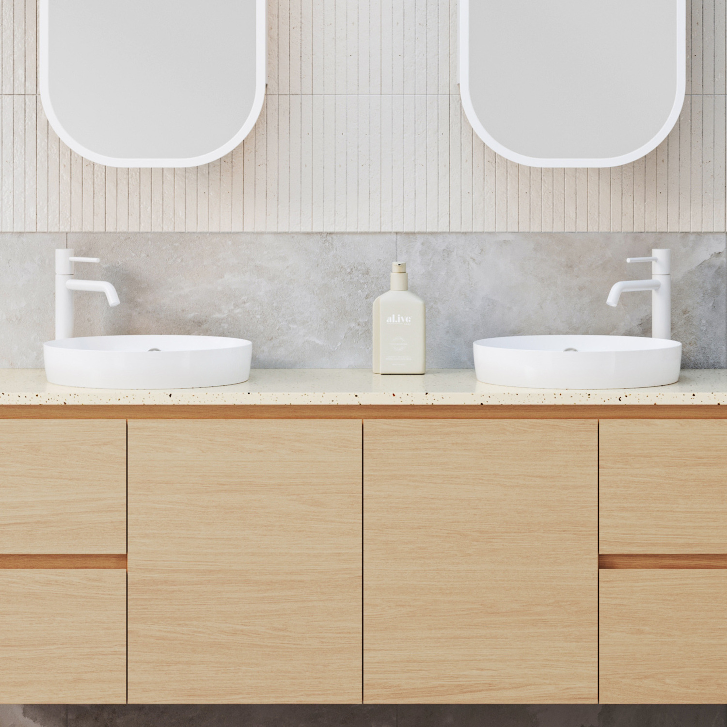 Henry 360mm Gloss White Above Counter Basin