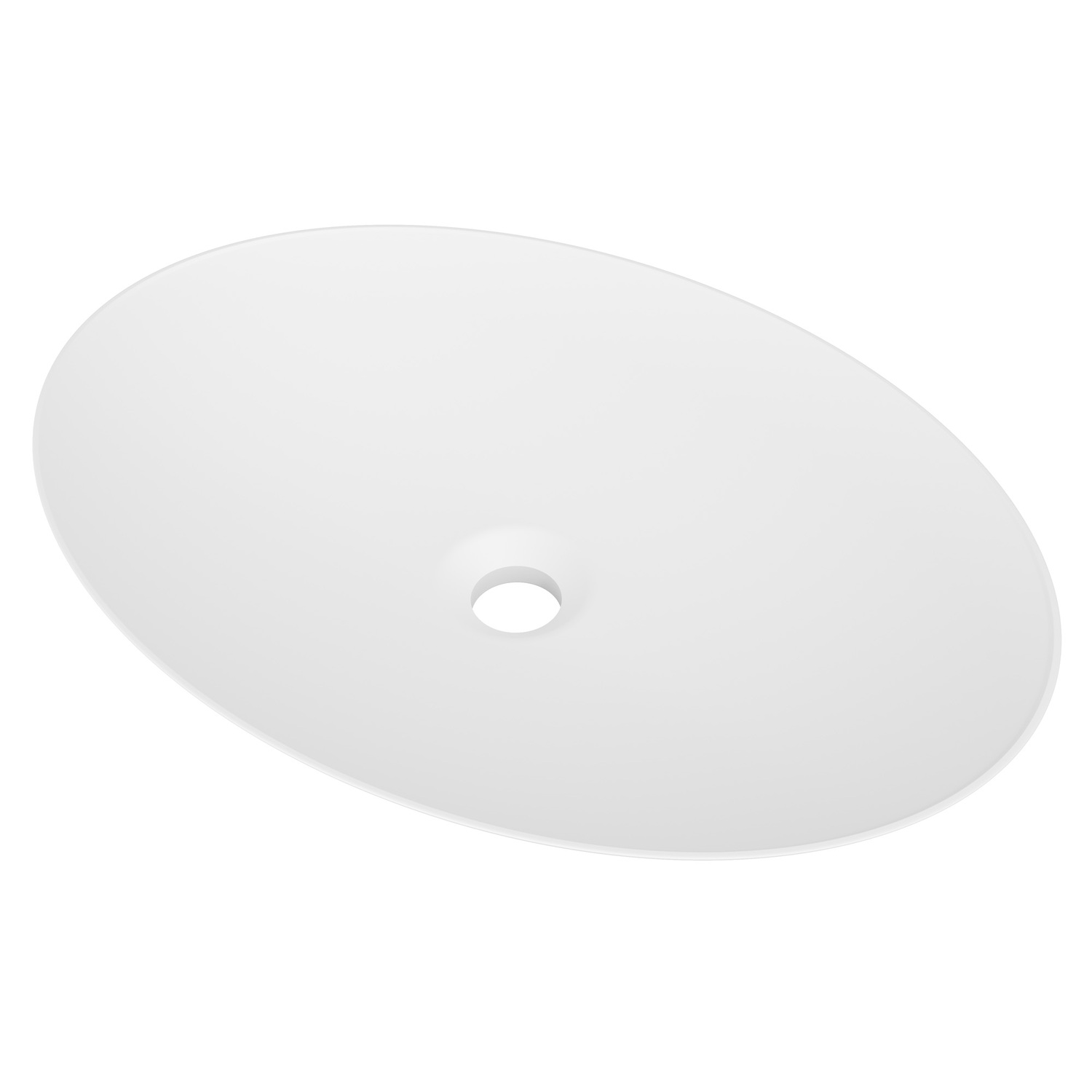 Feather 510mm Oval Ceramic Above Counter Basin