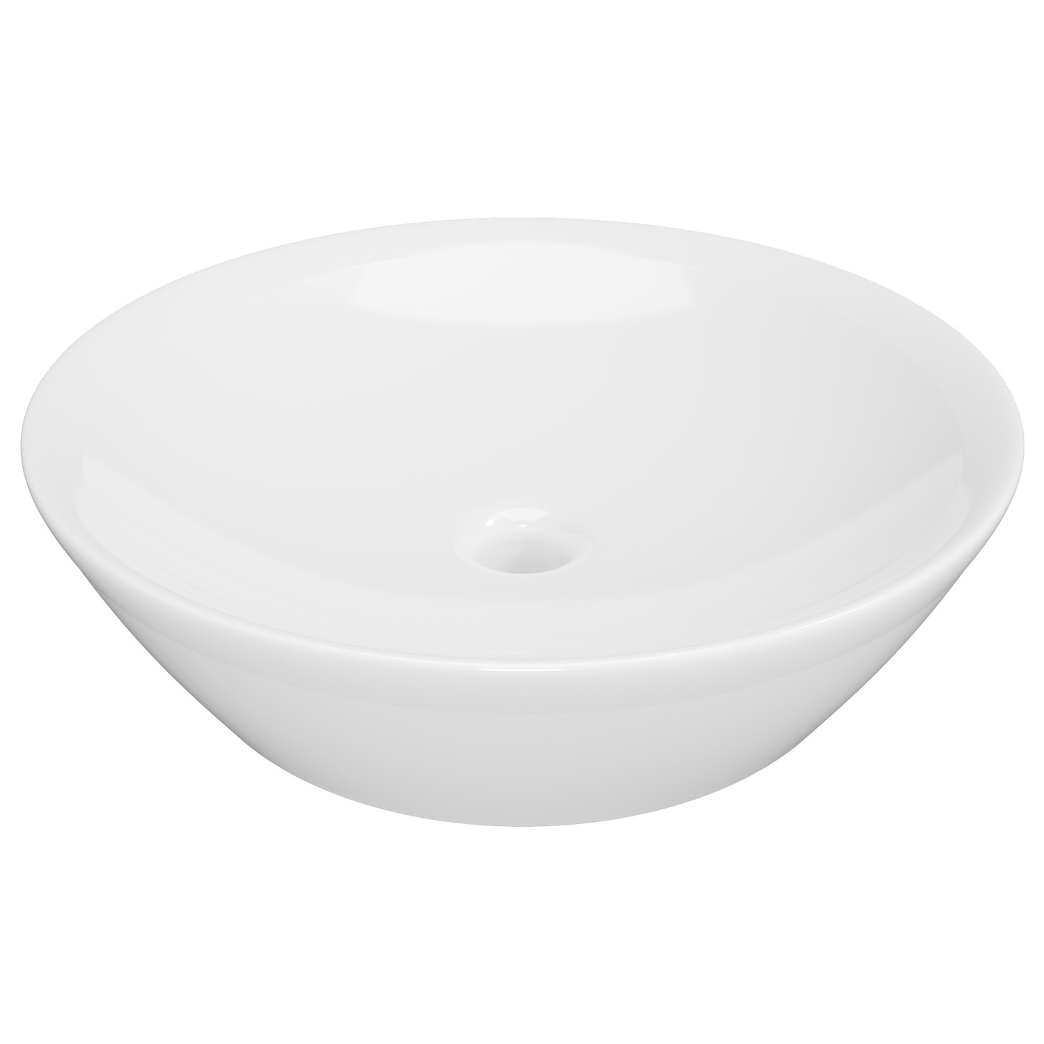 Jupiter 415mm Round Ceramic Above Counter Basin