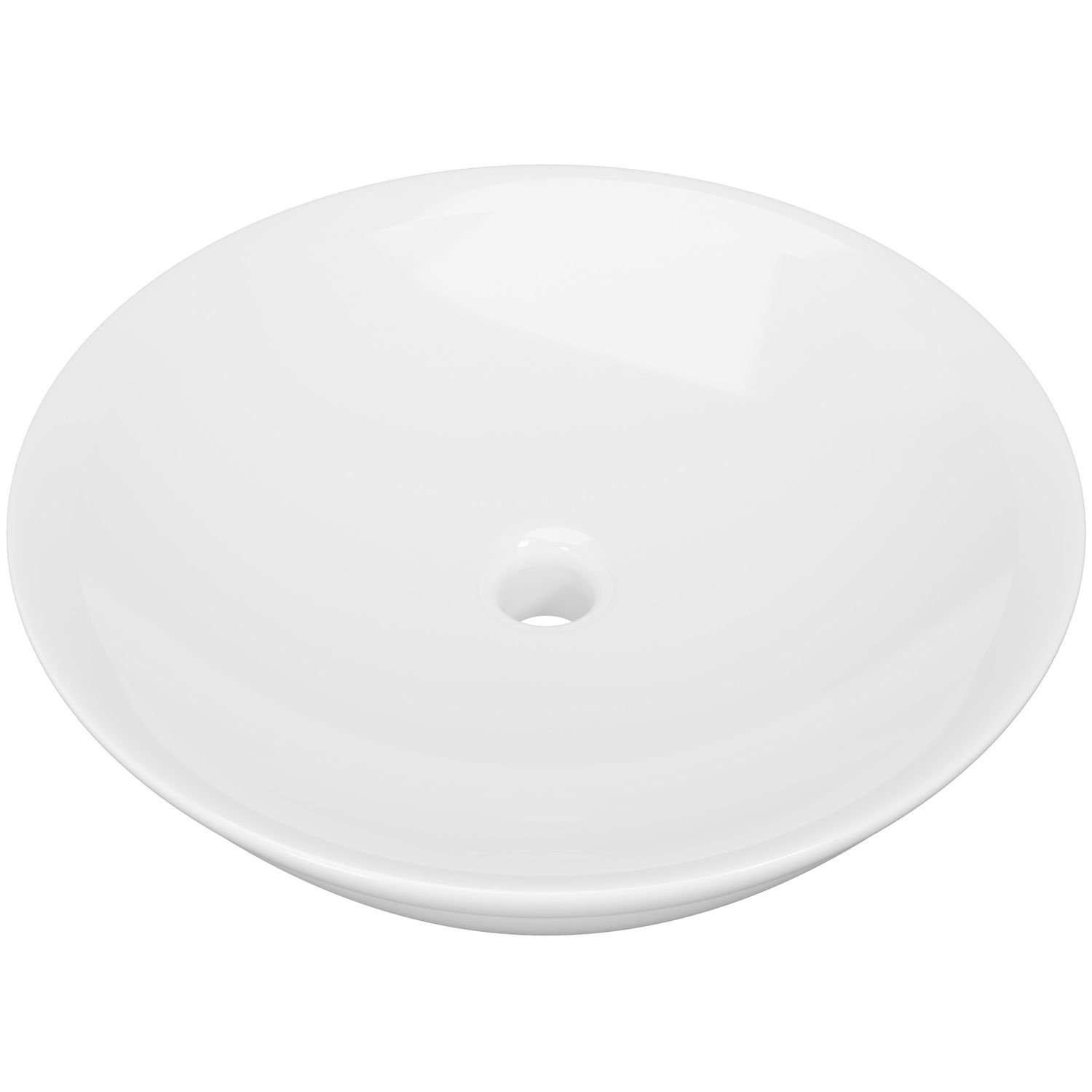Jupiter 415mm Round Ceramic Above Counter Basin