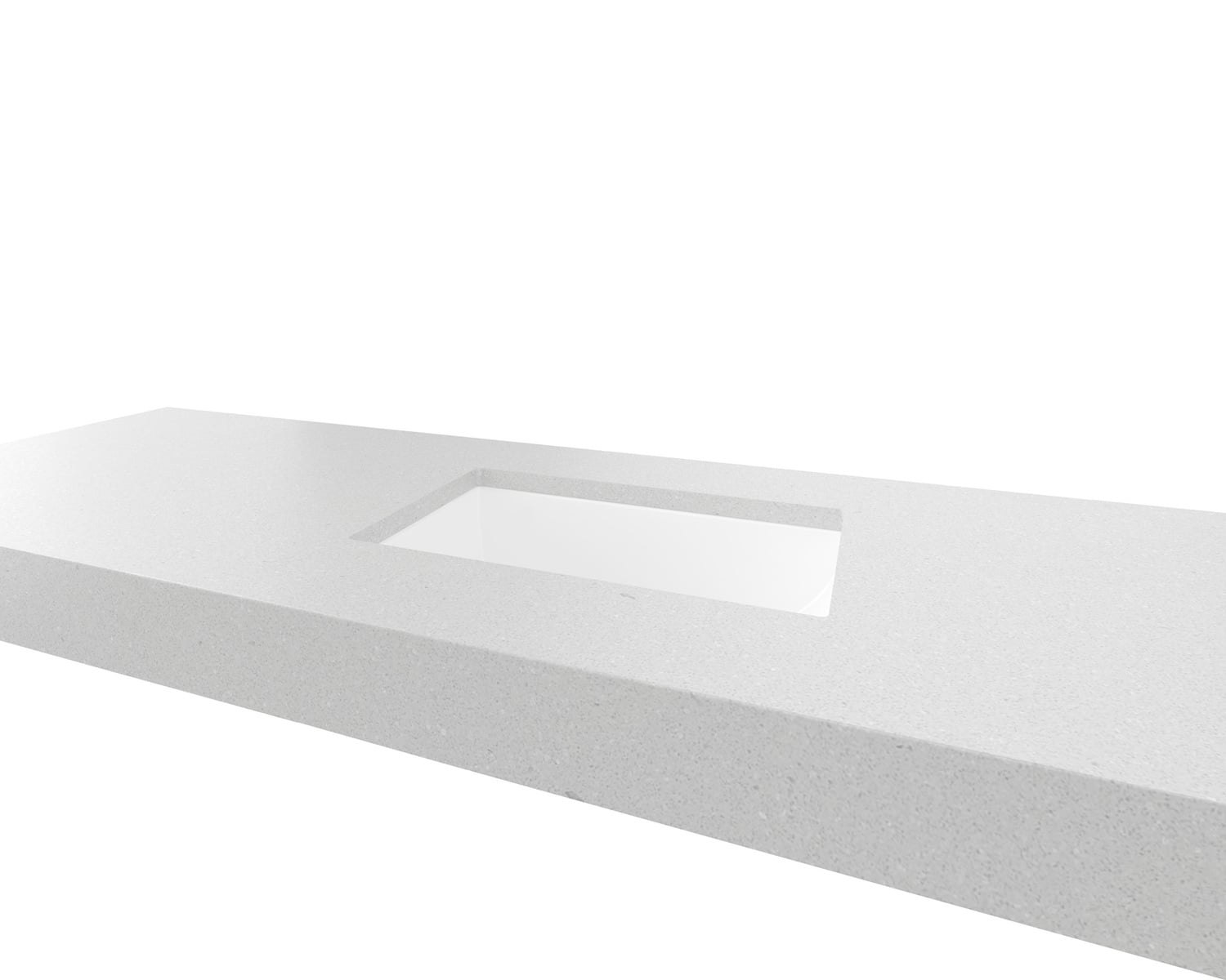 430mm White Rectangular Ceramic Undermount Basin