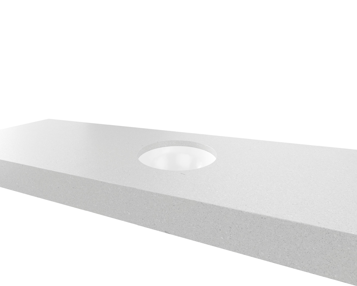 Round 260mm White Ceramic Undermount Basin