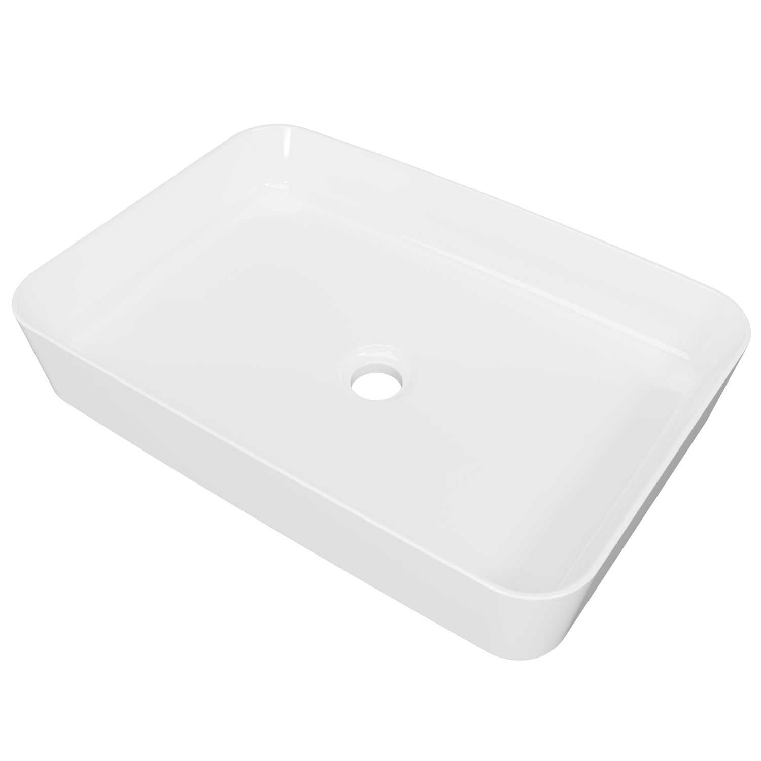 Quill 600mm Rectangular Ceramic Above Counter Basin