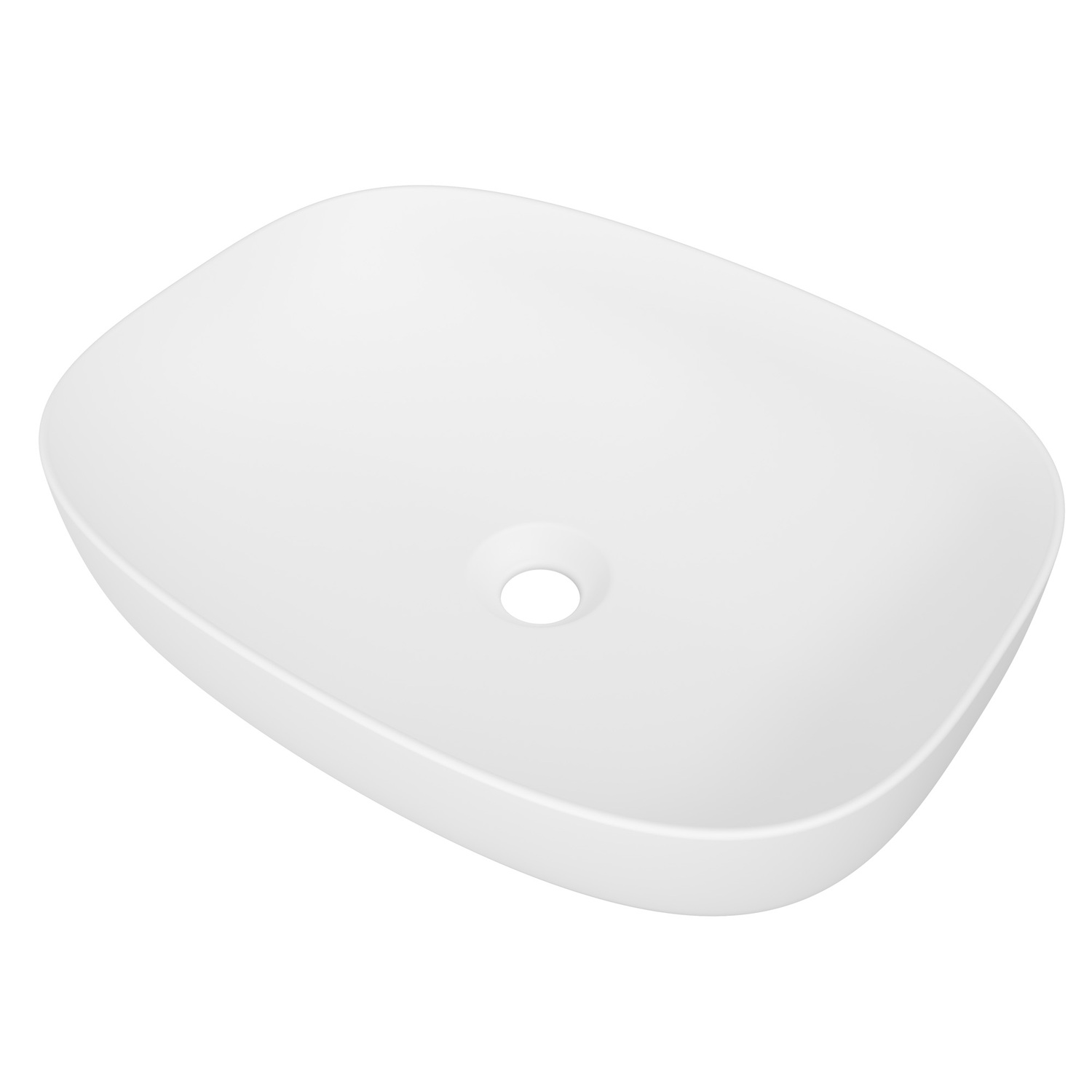 Lorenzo 505mm Ceramic Semi-Inset Basin