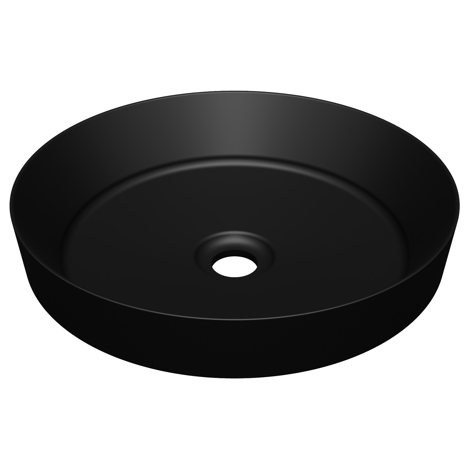 Radius 400mm Round Ceramic Semi-Inset Basin