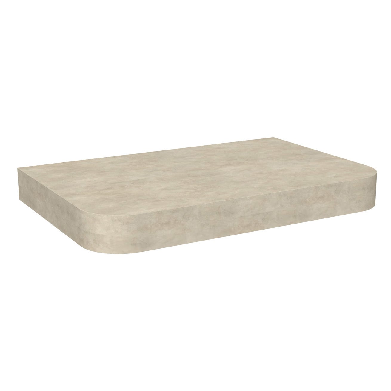 Splice Curved Bathroom Shelf