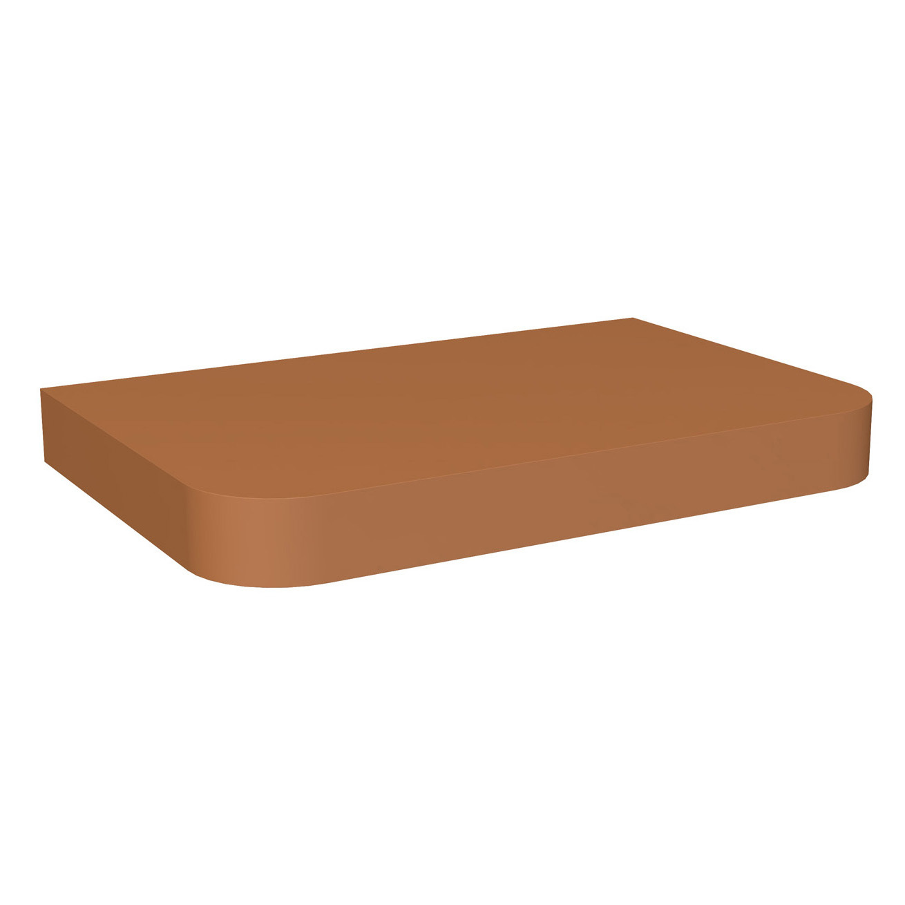 Splice Curved Bathroom Shelf