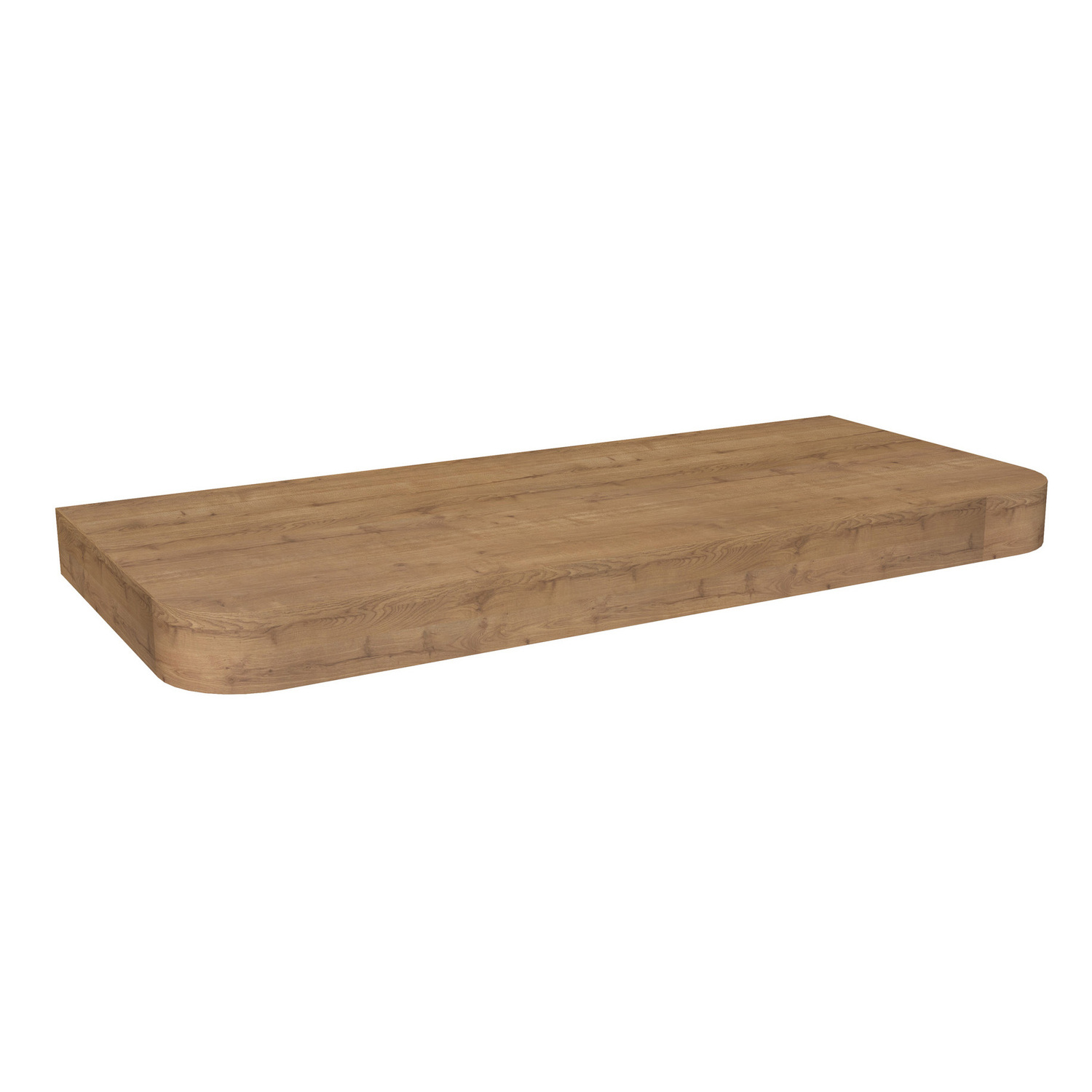 Splice Curved Bathroom Shelf