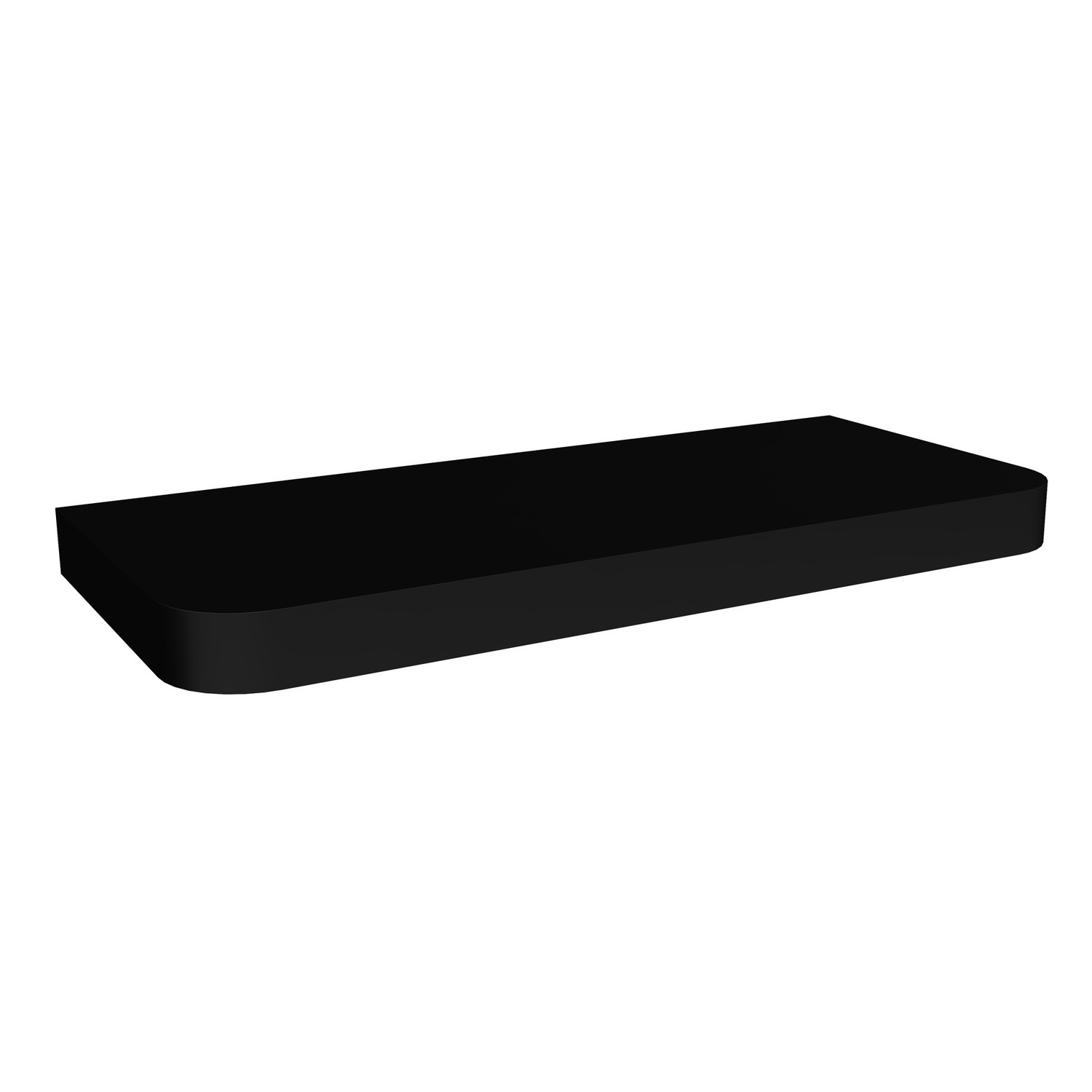 Splice Curved Bathroom Shelf