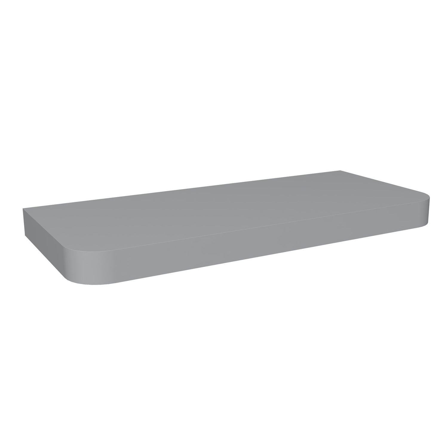 Splice Curved Bathroom Shelf