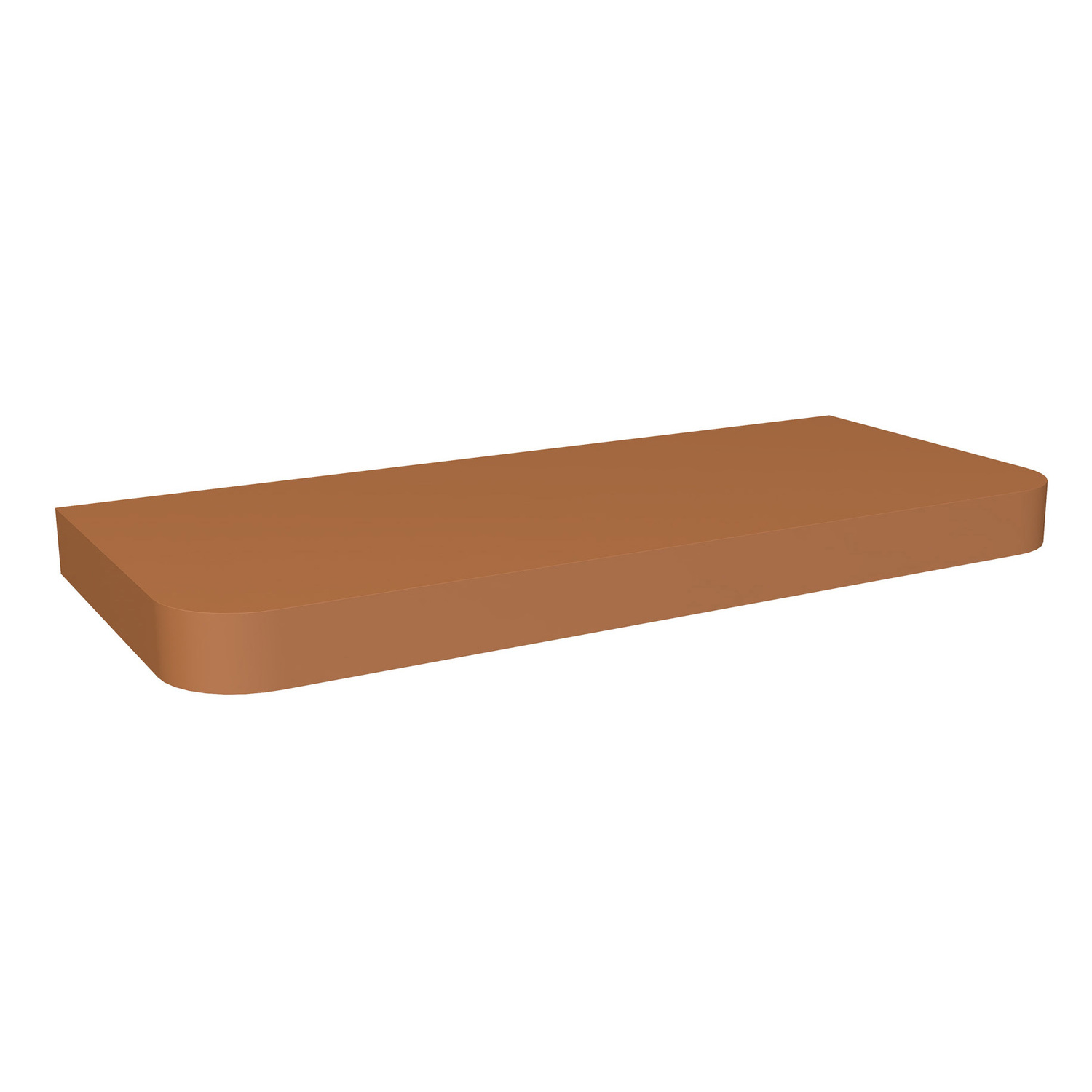 Splice Curved Bathroom Shelf
