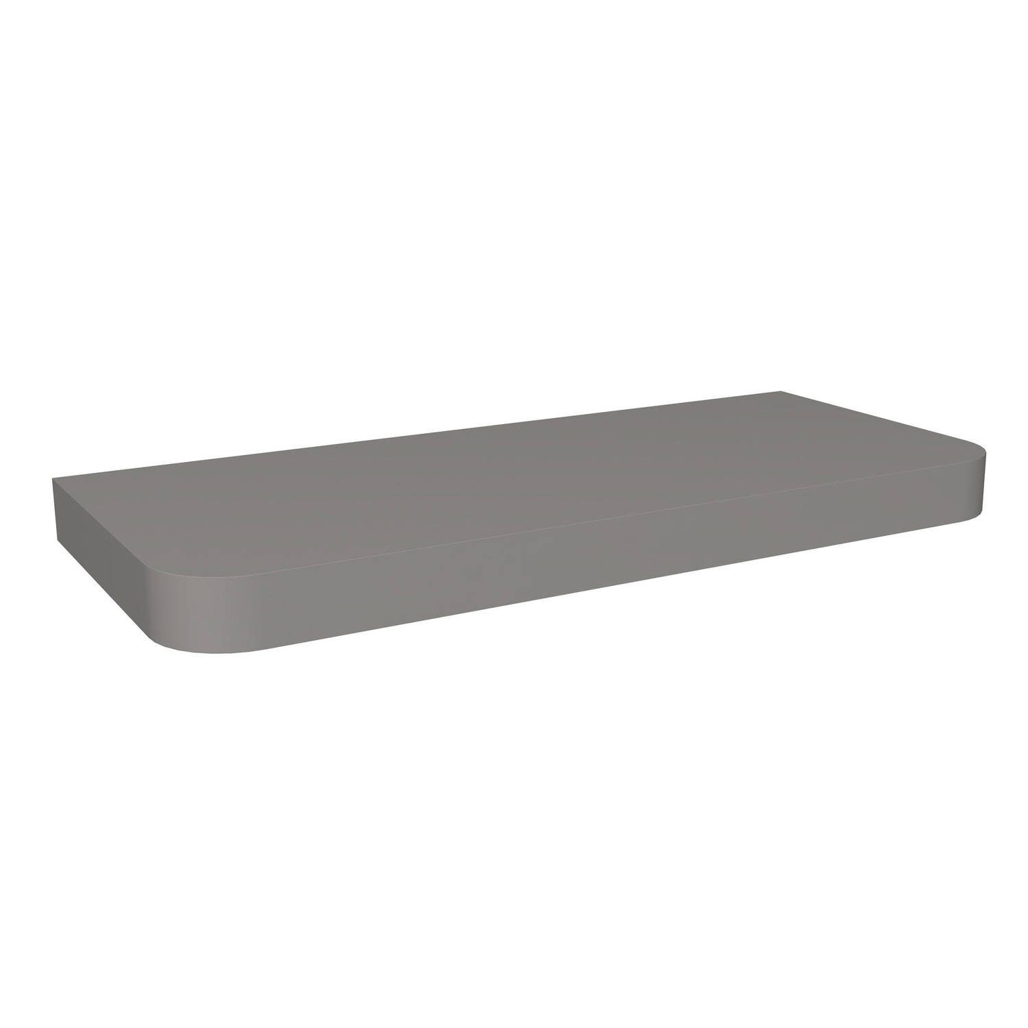 Splice Curved Bathroom Shelf