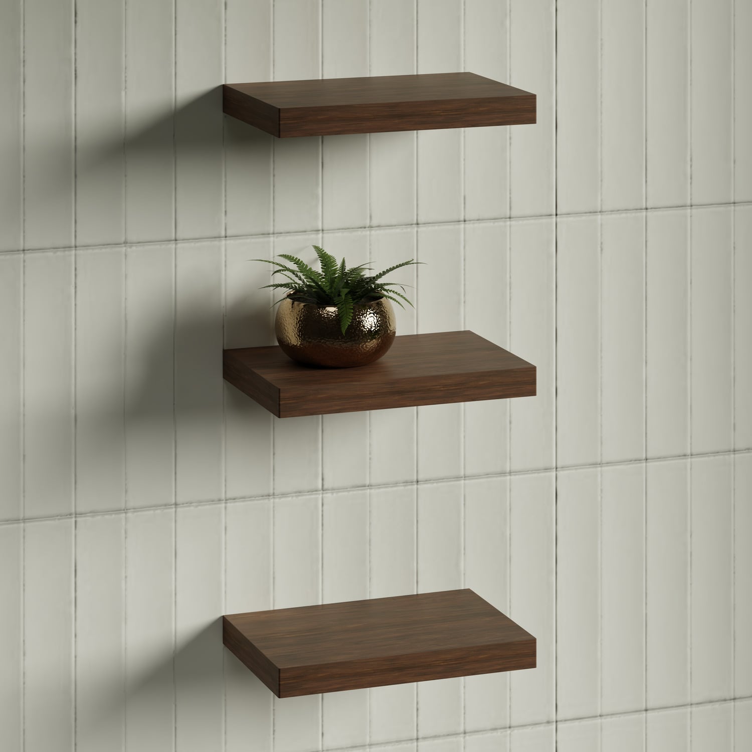 Splice Curved Bathroom Shelf
