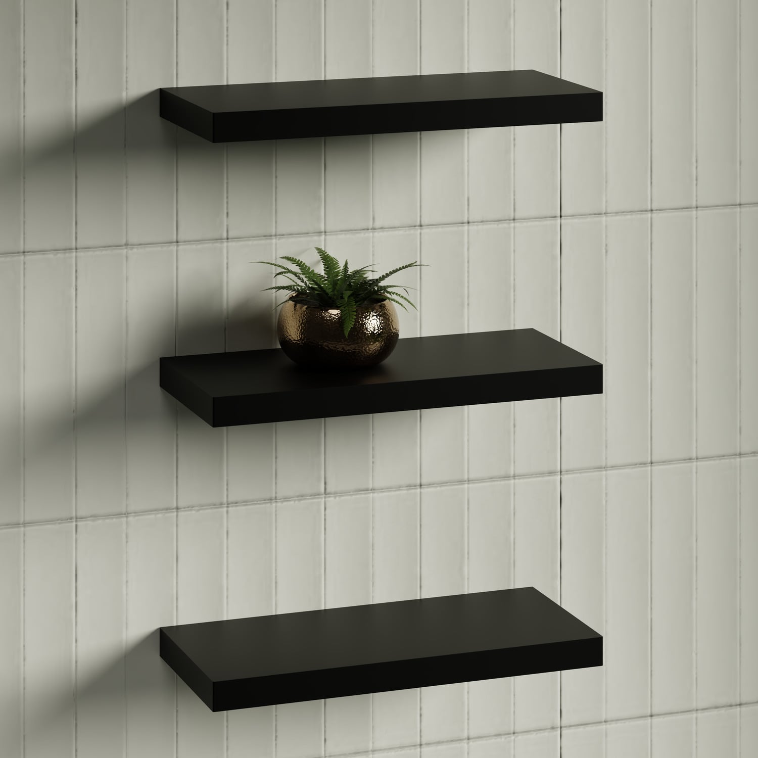 Splice Curved Bathroom Shelf