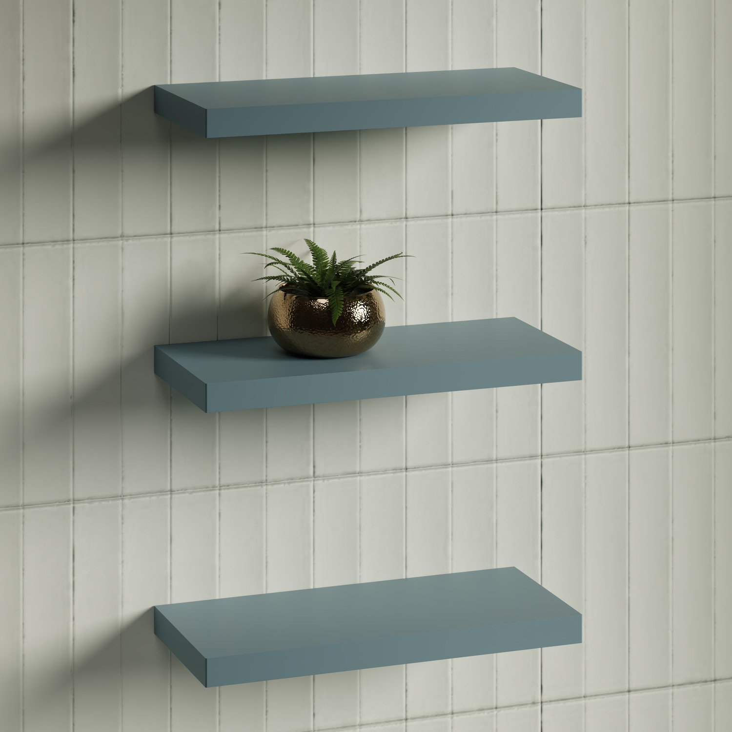 Splice Curved Bathroom Shelf